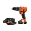Taladro/Destornillador 1/2", 20v, 1 Batería 2ah, Truper Pro
